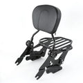 18" Backrest Sissy Bar Luggage Rack Docking Kit Fit For Harley Touring Flh 09-13