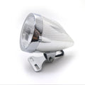 Motorcycle Chrome Bullet Retro Headlight For Honda Suzuki Yamaha Kawasaki Custom