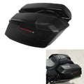 Vivid Black Saddlebags & Speaker Lids Fit For Harley Cvo Street Road Glide 23-26