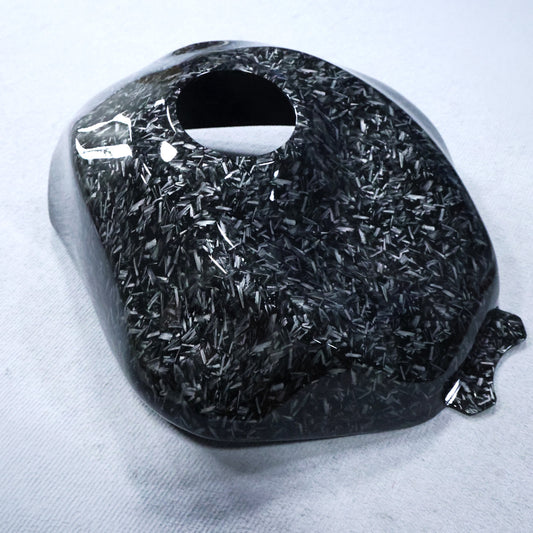 Forged Carbon Fiber Fuel Gas Tank Cover Fairing For Kawasaki Ninja ZX 6R 2019-25