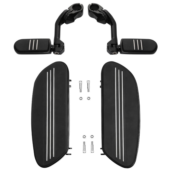 Driver Floorboard Highway Footpeg Long Angled Mount Fit For Harley Touring 86-24