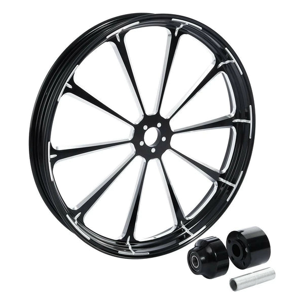 26" Front Wheel Rim Hub Single Disc Fit For Harley Touring Road Glide 1997-2021