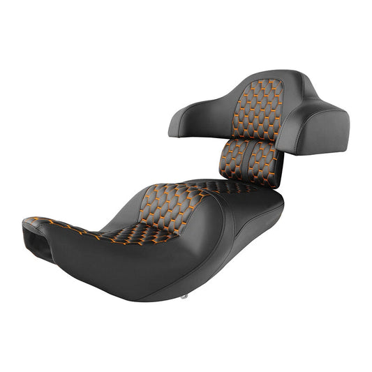 Driver Passenger Seat Rear Backrest Fit For Indian Roadmaster Limited 2021-2025