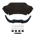 Black 9.5'' Windshield Windscreen & Trim Fit For Harley Road Glide Fltr 04-13 12