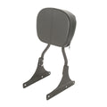 Low Sissy Bar w/ Backrest Cushion Pad Fit For Harley Heritage Softail 1986-2017