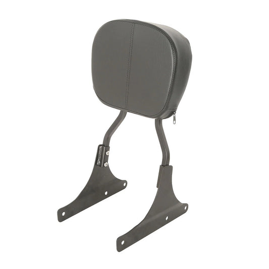 Low Sissy Bar w/ Backrest Cushion Pad Fit For Harley Heritage Softail 1986-2017