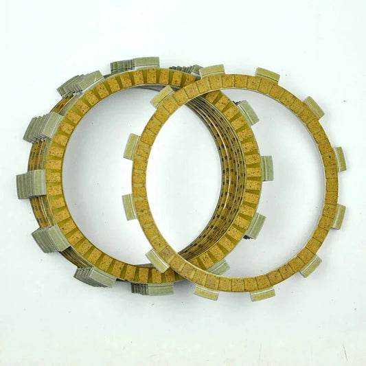 10Pcs Fibrous Clutch Discs Plates For Suzuki GV1200GL Madura GV1200 1985 1986