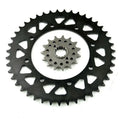 15 / 43T Steel Front & Rear Sprocket Kit for Kawasaki KLR650 KLX650 KLX650R