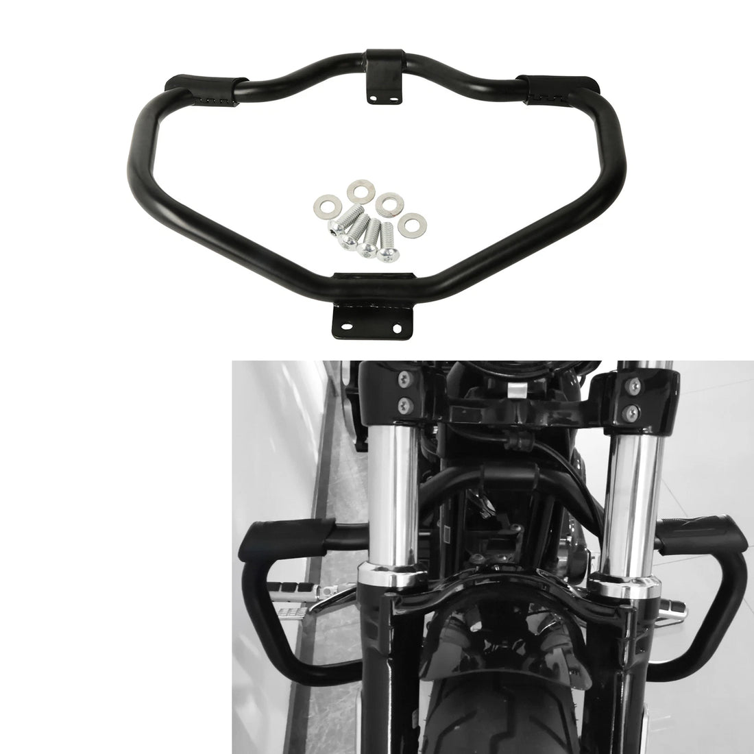 Mustache Highway Engine Guard Crash Bar Fit For Harley Sportster 1200 Iron 883XL