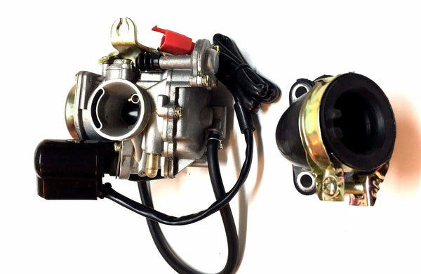 20MM Aimex 50CC 50 Carburador Y Colector DE AdmisiÓN Bota Scooter Ciclomotor