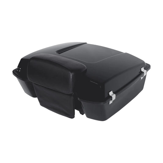 Chopped Trunk Latch Keys Backrest Fit For Harley Touring Glide 1997-2013