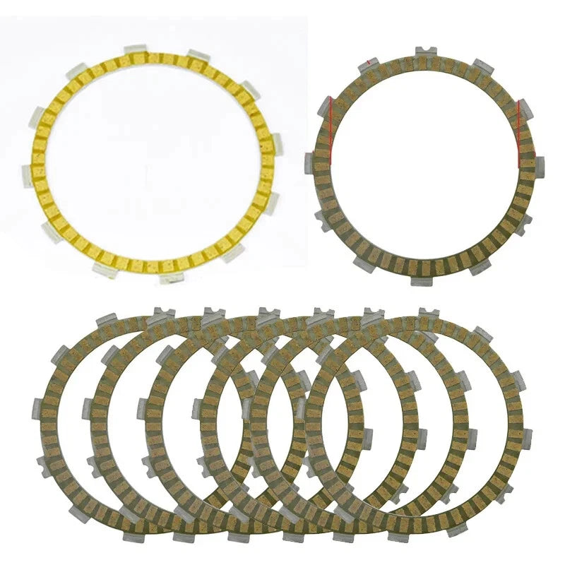 7+1 Pcs Fibrous Street Clutch Discs Plates For Kawasaki KSF450 KSF450R 14-18