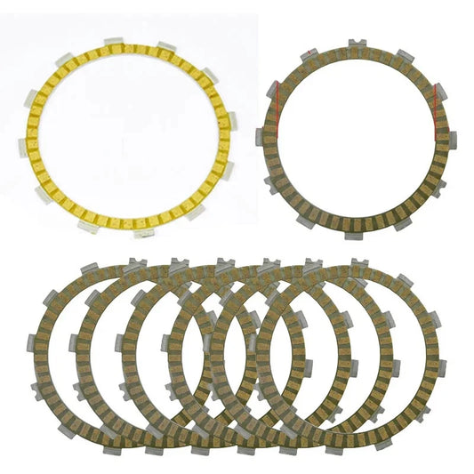 7+1 Pcs Fibrous Street Clutch Discs Plates For Kawasaki KSF450 KSF450R 14-18