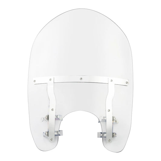 19" Windscreen Windshield 49mm Clamps Fit For Harley Street Bob Fxbb 2018-2026