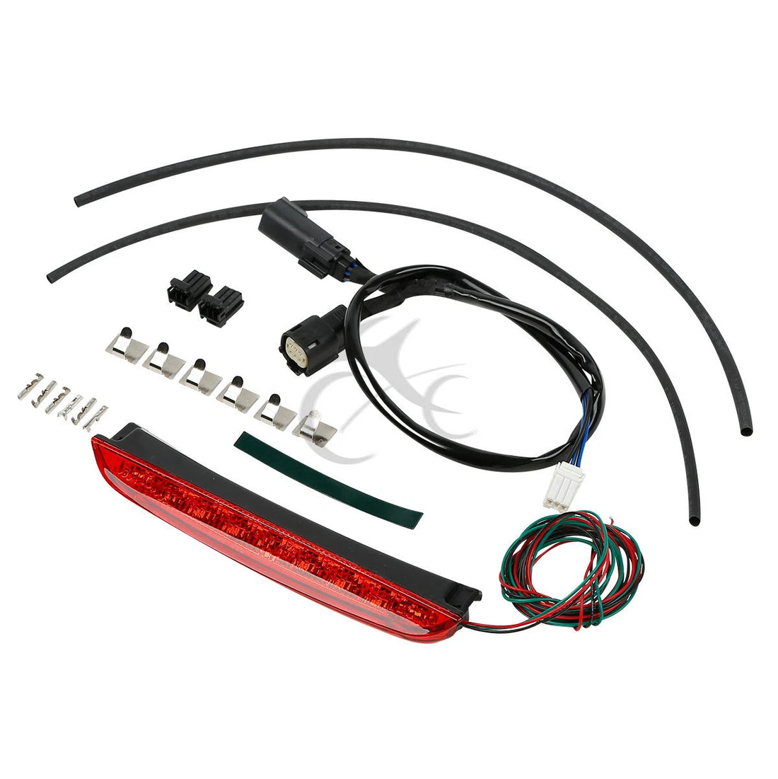 Air Wing Luggage Rack Tail LED Light Fit For Harley Touring 2014-2024