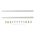 Front Fender Spear Trims Fit For Harley Street Glide 1982-23 Softail Flstc 86-17