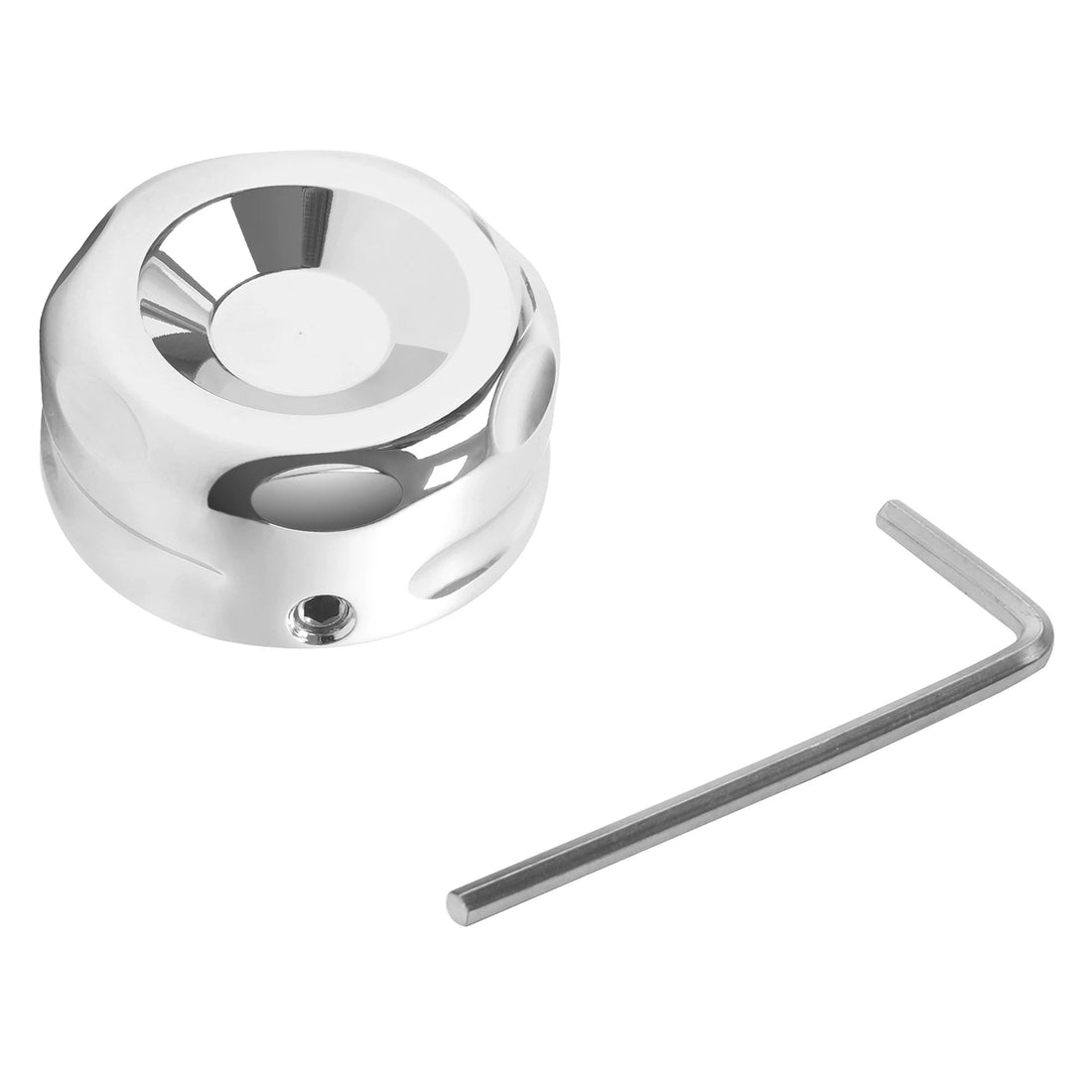 Triple Tree Top Upper Fork Nut Bolt Cover Fit For Harley Sportster XL 883 09-13