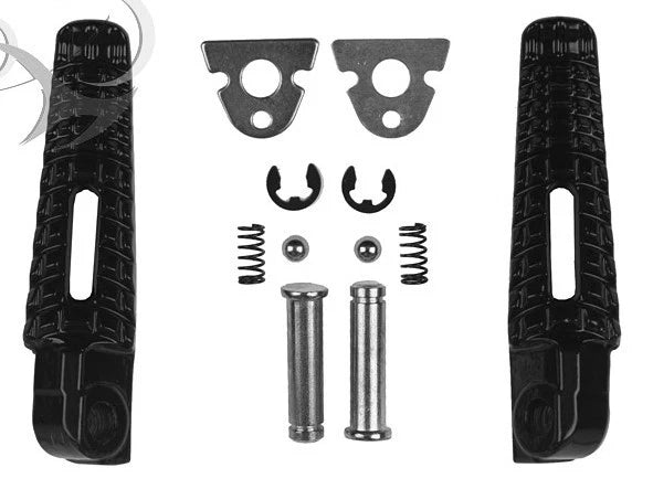 Rear Footrest Foot Pegs Fit For Suzuki GSXR600 750 06-2025 GSXR1000 B-KING 08-13
