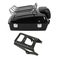 5.5'' Razor Trunk Backrest Mount Rack Fit For Harley Touring 2009-2013