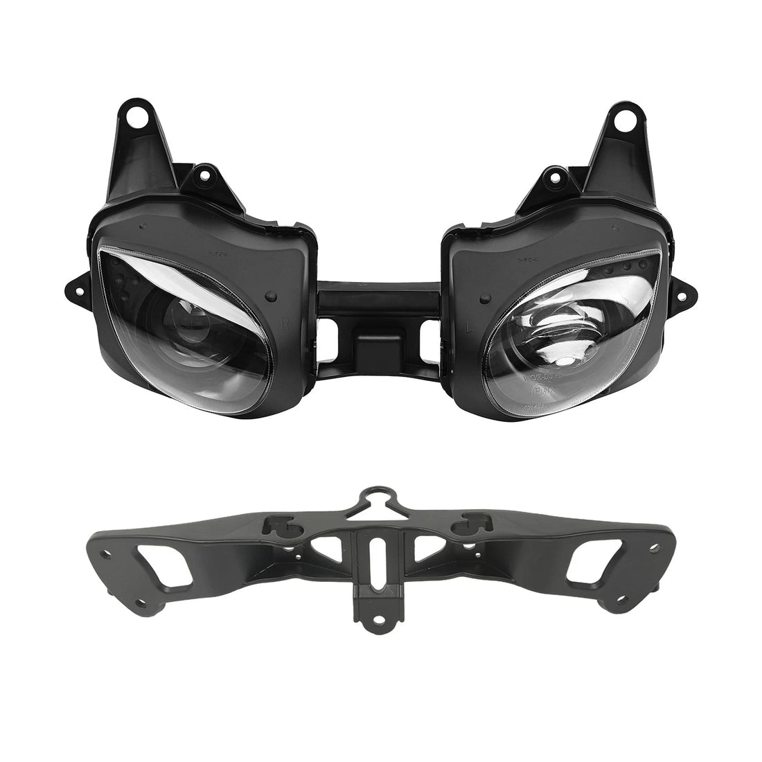 Headlight Assembly + Fairing Stay Bracket Fit For Kawasaki 2007-2008 Ninja ZX6R