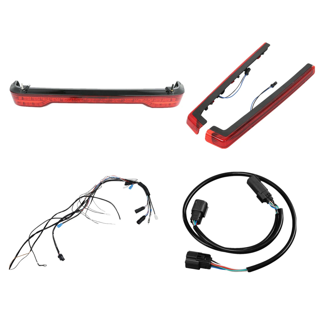 Trunk Brake Tail Lights Side Marker Wiring Harness Fit For Harley Touring 14-24