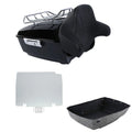 King Trunk Backrest Rack Plate Fit For Harley Touring Electra Road Glide 2014-26
