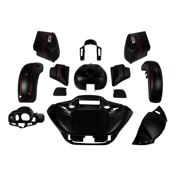 Fairings Body Work Kit Fit For Harley Road Glide Special 2015-2023 Black Denim