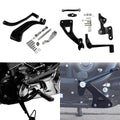 Mid Controls Shift & Brake Side Set Fit For Harley Fat Bob Fxfb Flsb 18-24 Black