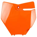 UFO Front Number Plate KTM Orange For KTM 125 SX 2016-2018