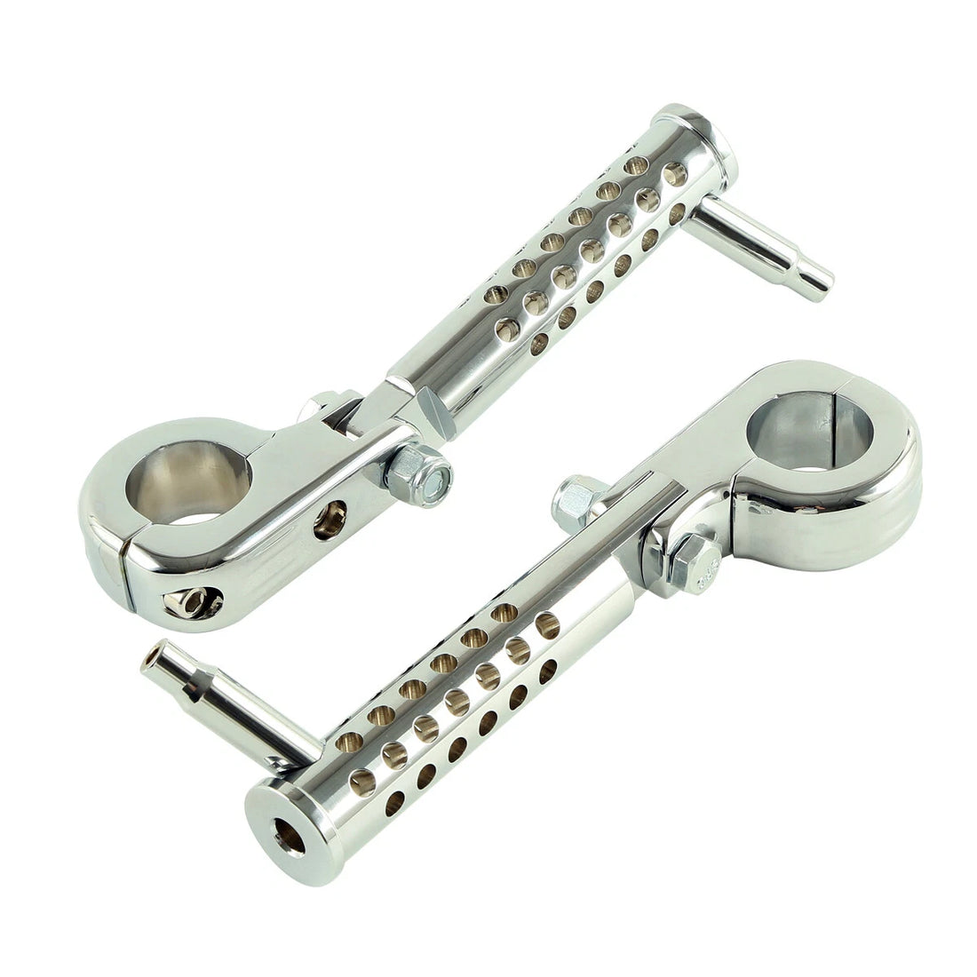 1-1/4" Highway Bar Footpegs Foot Pegs Mount Fit For Harley Touring Sportster XL