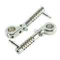 1-1/4" Highway Bar Footpegs Foot Pegs Mount Fit For Harley Touring Sportster XL