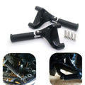 Black Passenger Rear Foot Peg Footpeg Mount For Harley Sportster 1200 883 04-13
