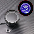 New Black 4 In 1 Retro LED LCD Tachometer Speedometer Fuel Level Gauge Odometer