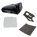 Black Razor Trunk Backrest Rack Plate Fit For Harley Road King Glide 2014-2026