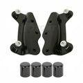 4 Point Docking Hardware Kit w/ Covers Fit For Harley Touring Road Glide 2009-13