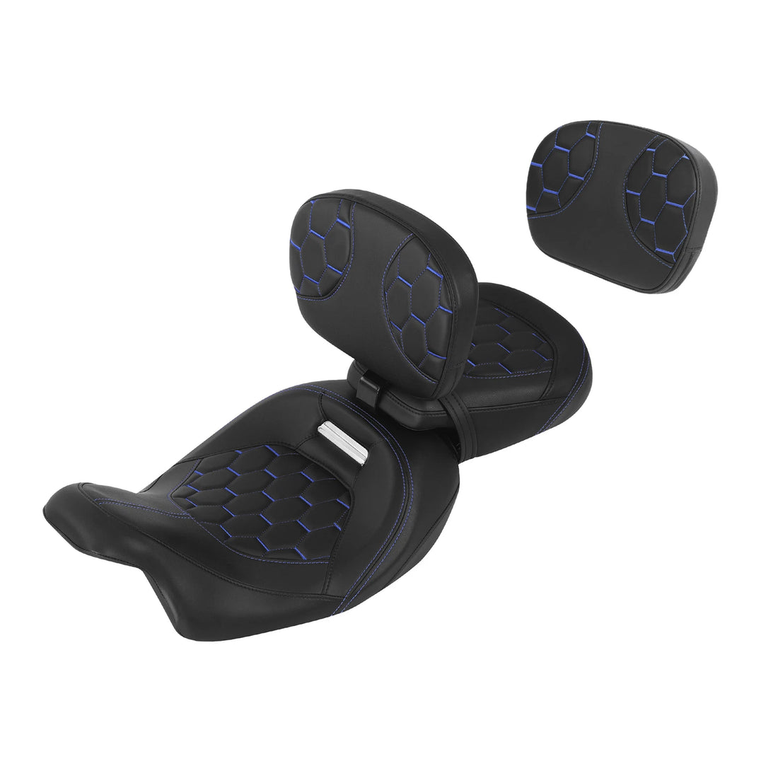 Driver & Passenger Seats Pad Backrest Fit For Harley Cvo Road Glide 2009-2023