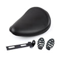 Black PU Leather Solo Drive Seat Spring & Bracket For Harley Chopper Custom