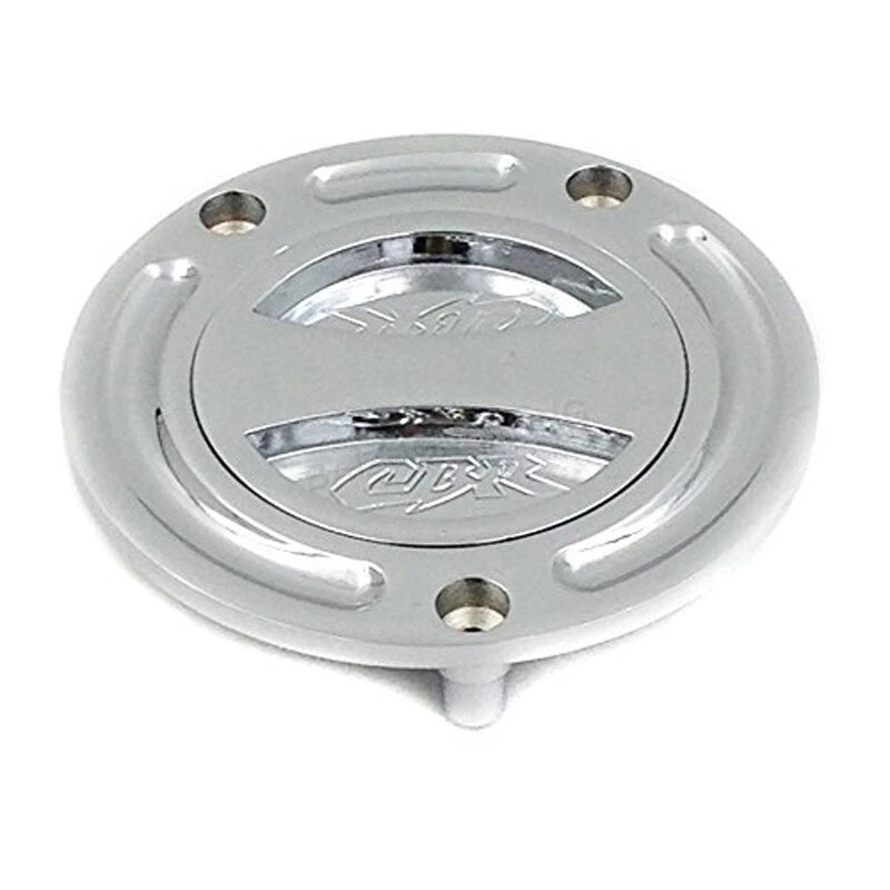 Fit for Honda RC51 CBR250R VTR1000 CB600F RVF400 Silver Keyless Fuel Tank Caps
