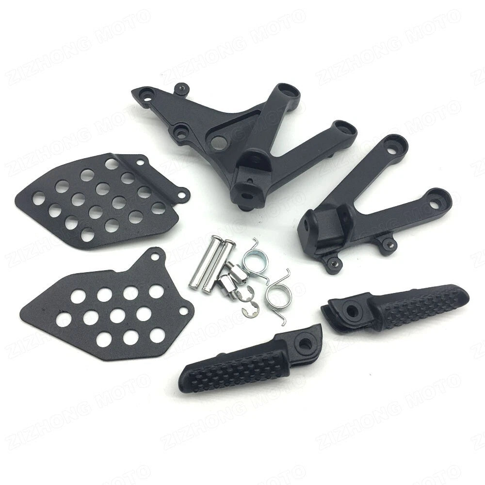 New Motorcycle Front Footrest Foot Pegs Bracket kit For Honda CBR600RR 2007-2024