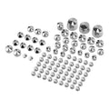 Chrome Topper Bolt Caps Set Fit For 1984-2006 Harley Davidson Softail Twin Cam