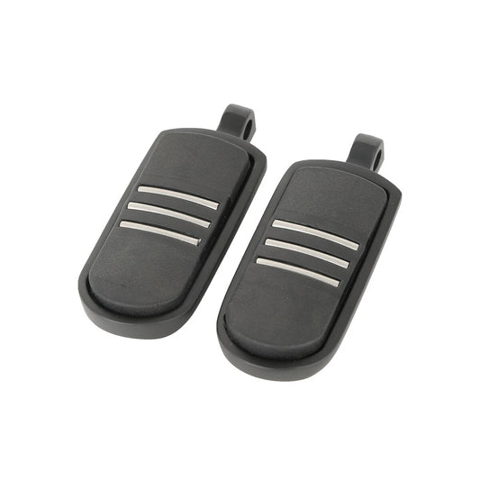 Matte Black Pegstreamliner Foot Pegs Footrest Fit For Harley Touring Sportster