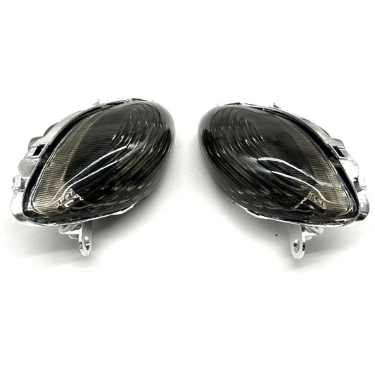Front Turn Signal Lens Smoke Fit for Suzuki Hayabusa GSX1300R 1999-2006 2007 05