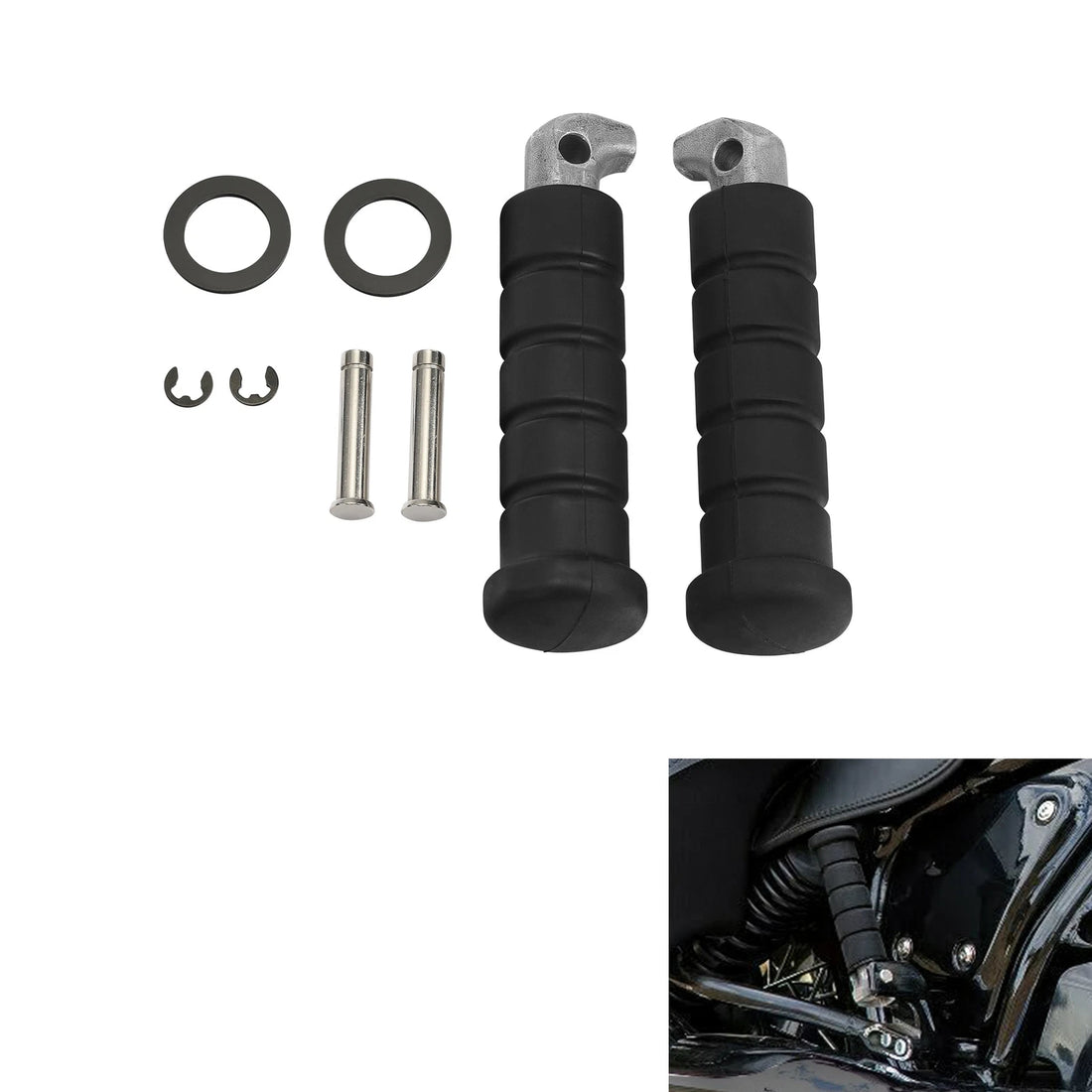Passenger Footpegs Footrest Fit For Indian Chief Dark Horse 2022-2025 2023 2024