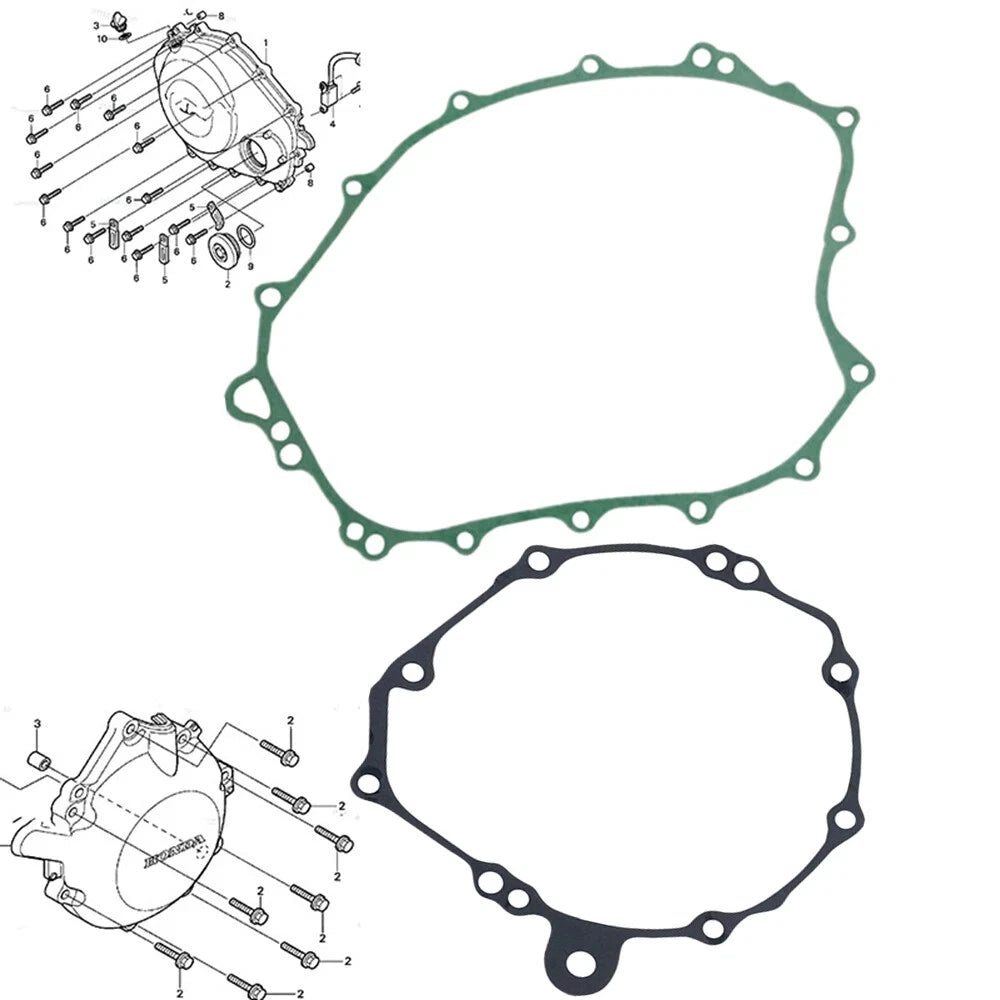 Alternator Crankcase Clutch Cover Gasket Kits For Honda CBR1000 RR 04-07