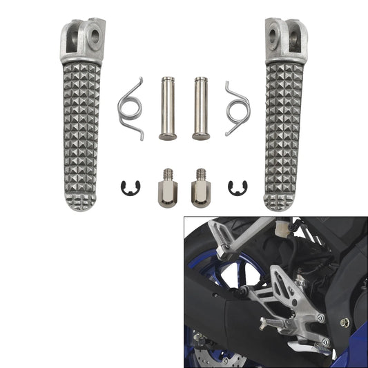 Front Footrest FootPeg Fit For Yamaha Yzf R1 1998-2025 Yzf R6 2003-2020 Aluminum