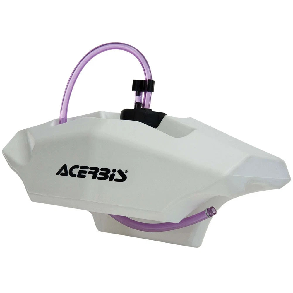 Acerbis 2300330002 Auxiliary Handlebar Fuel Tank 0.6 Gallon White