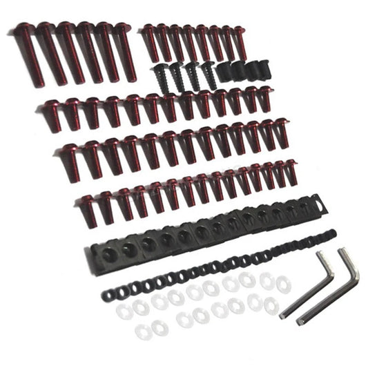 Fairing Screws Bolts Fastener Clips Kit Red Fit for Honda All Models&Years