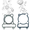 Cylinder Head Base Gasket Kits For Yamaha TW200 1987-2009 AG200 91-08 BW200 1986