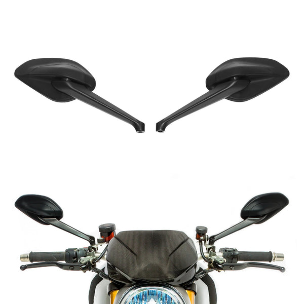 Aluminium Black Rear View Mirror Fit For Ducati Diavel 14 Monster 821 1200 1200S