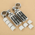 22mm 25mm 32mm 35mm Adjustable Chrome Highway Footpeg Clamps Fit For Harley Dyna